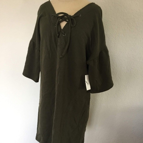 sanctuary MARISKA SWEATSHIRT DRESS Green - Picture 3 of 7